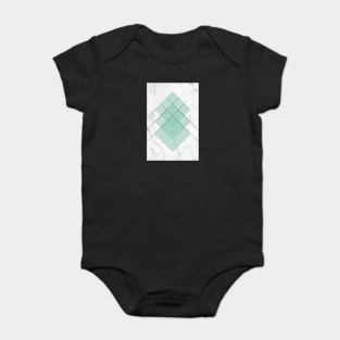 Marble Poster I Baby Bodysuit